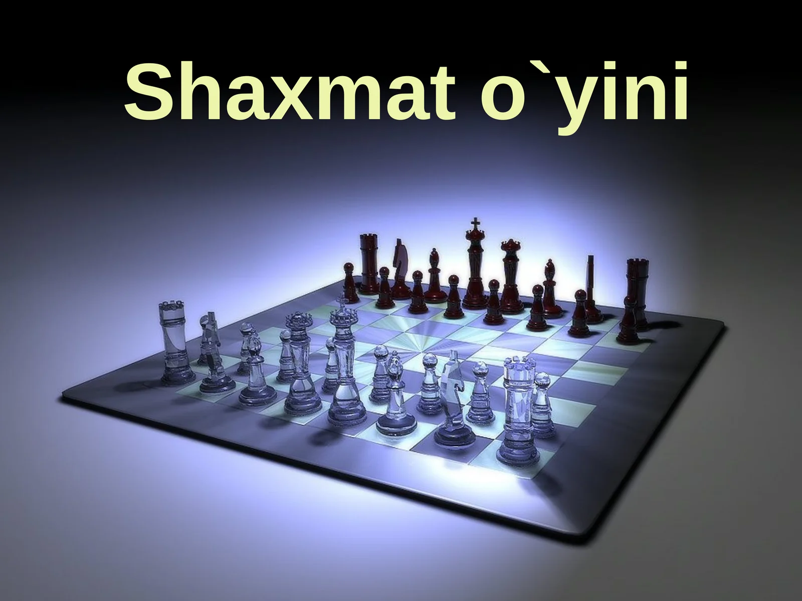 Shaxmato`yini