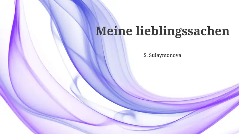 Mening Sevimli Xobbilarim