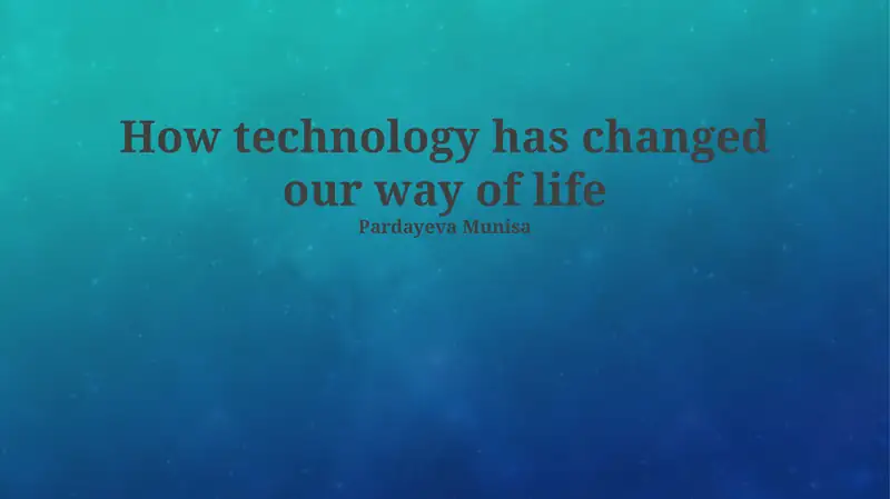 The Digital Transformation: Reshaping Daily Life