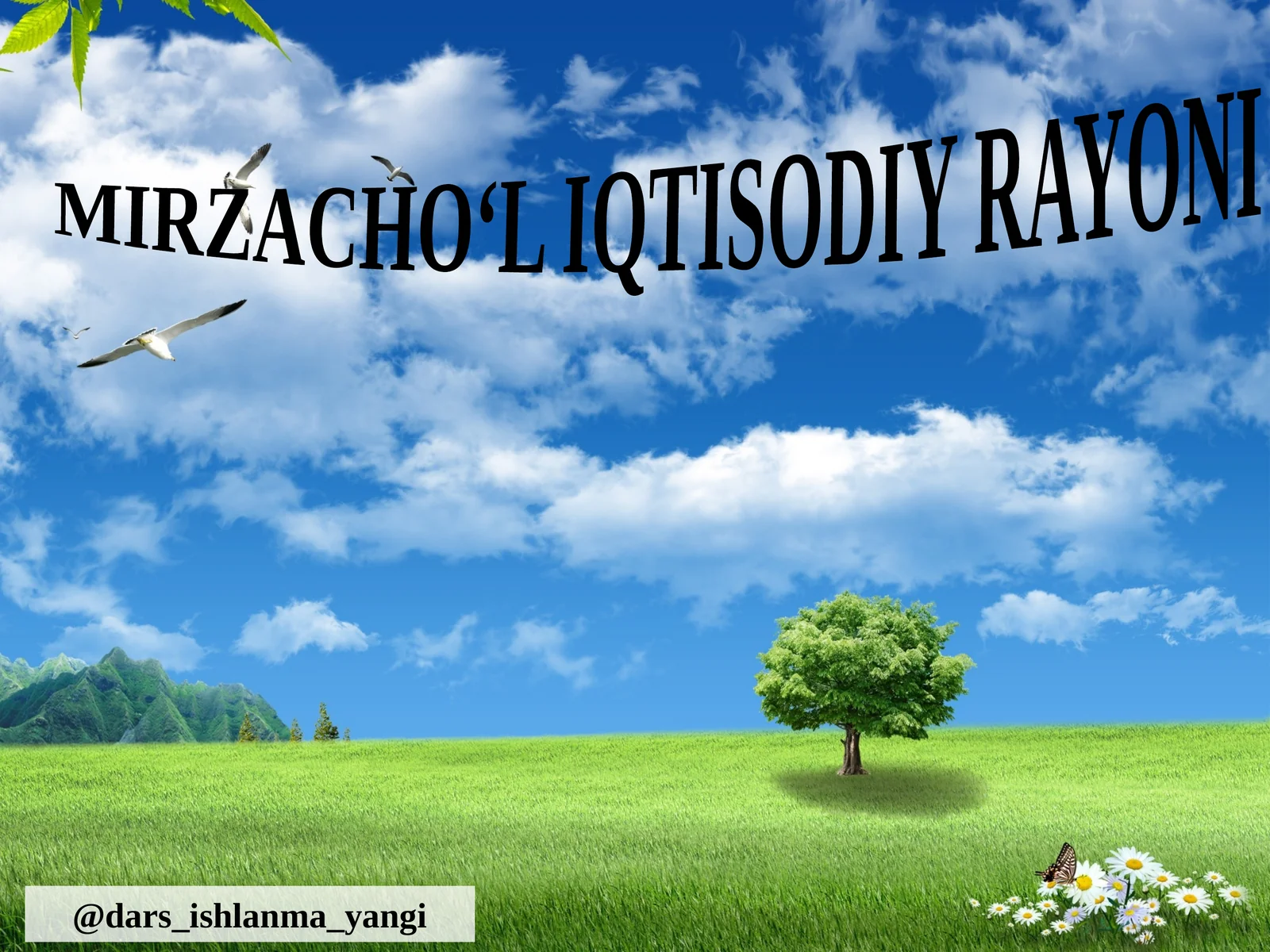 MIRZACHO‘L IQTISODIY RAYONI