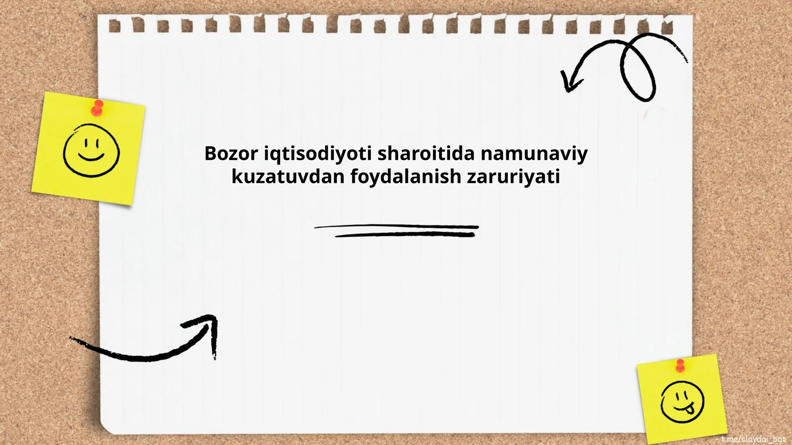 Bozor iqtisodiyoti sharoitida namunaviy kuzatuvdan foydalanish zaruriyati