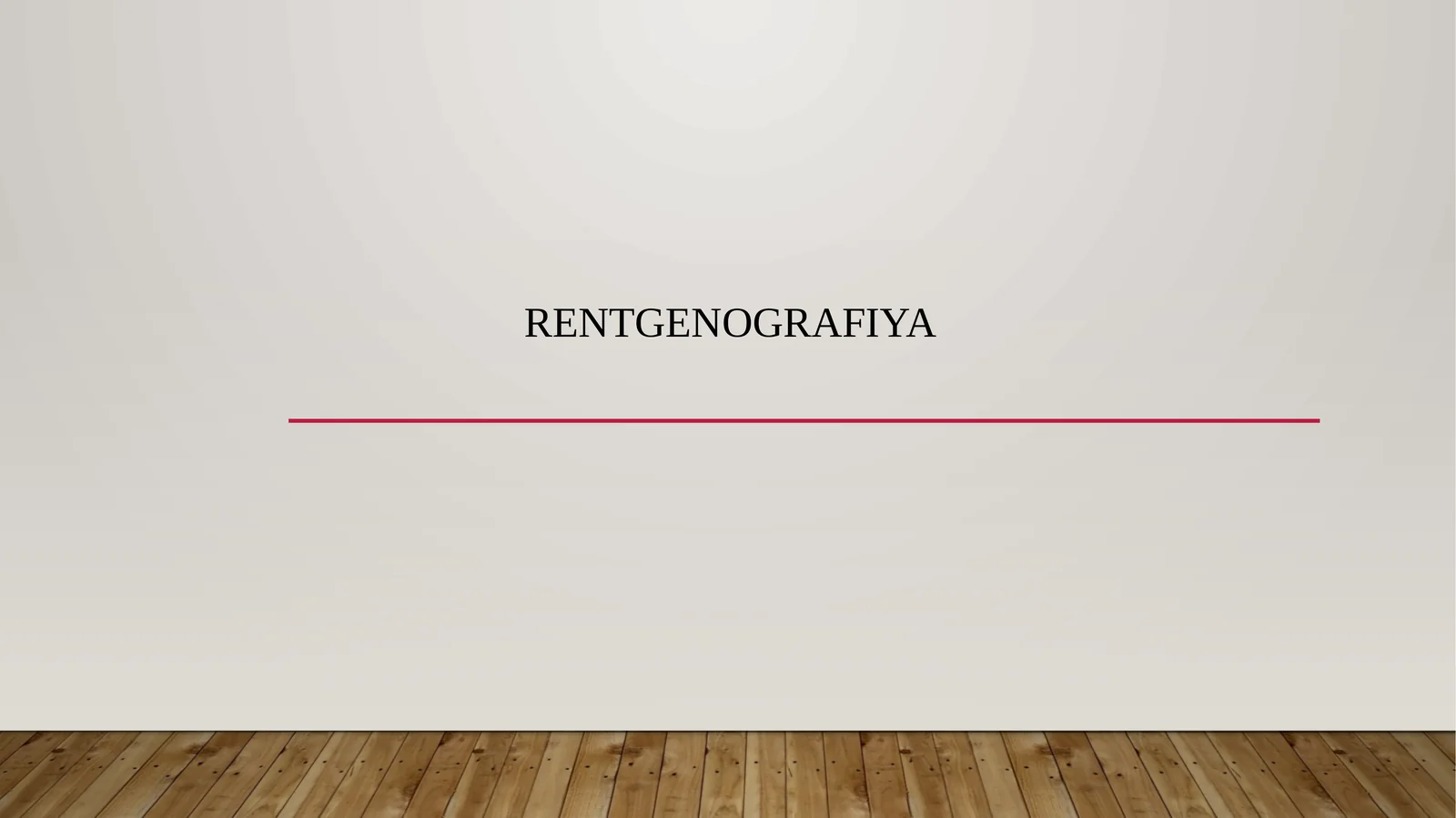 Rentgenografiya