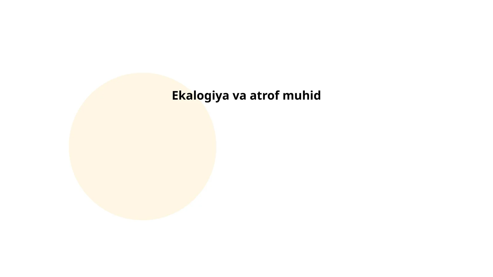 Ekologik muvozanat