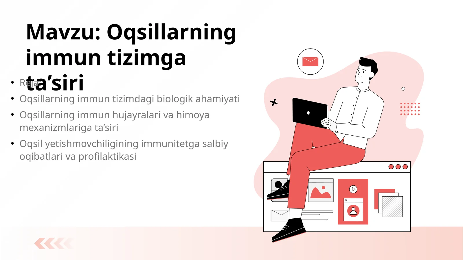 Oqsillarning immun tizimga ta’siri