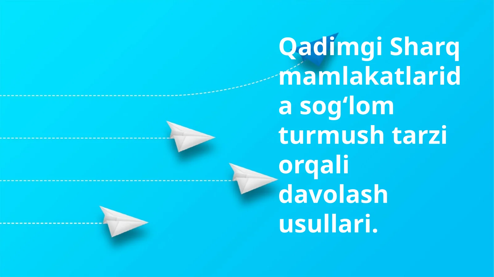 Qadimgi Sharq mamlakatlarida sog‘lom turmush tarzi orqali davolash usullari