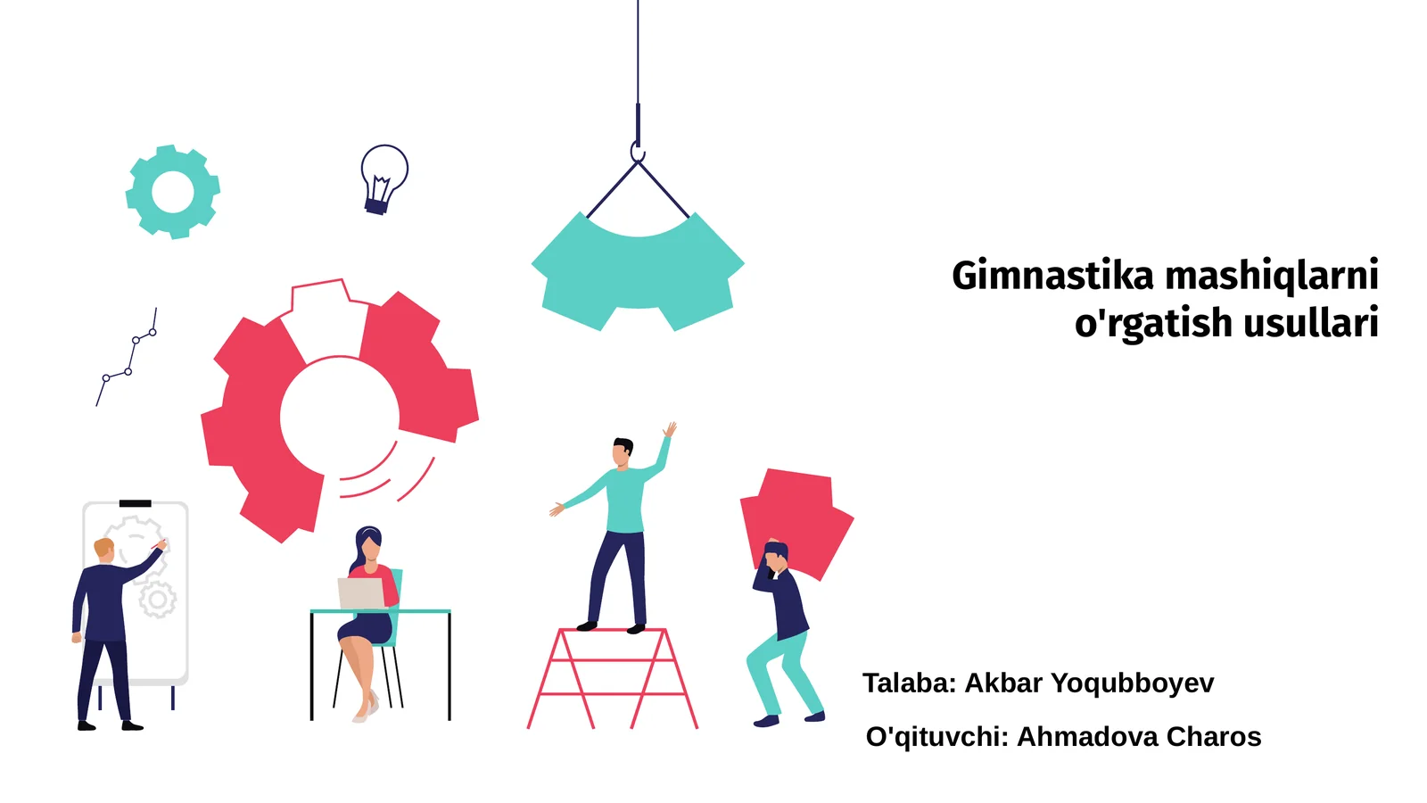 Gimnastika mashiqlarni o'rgatish usullari