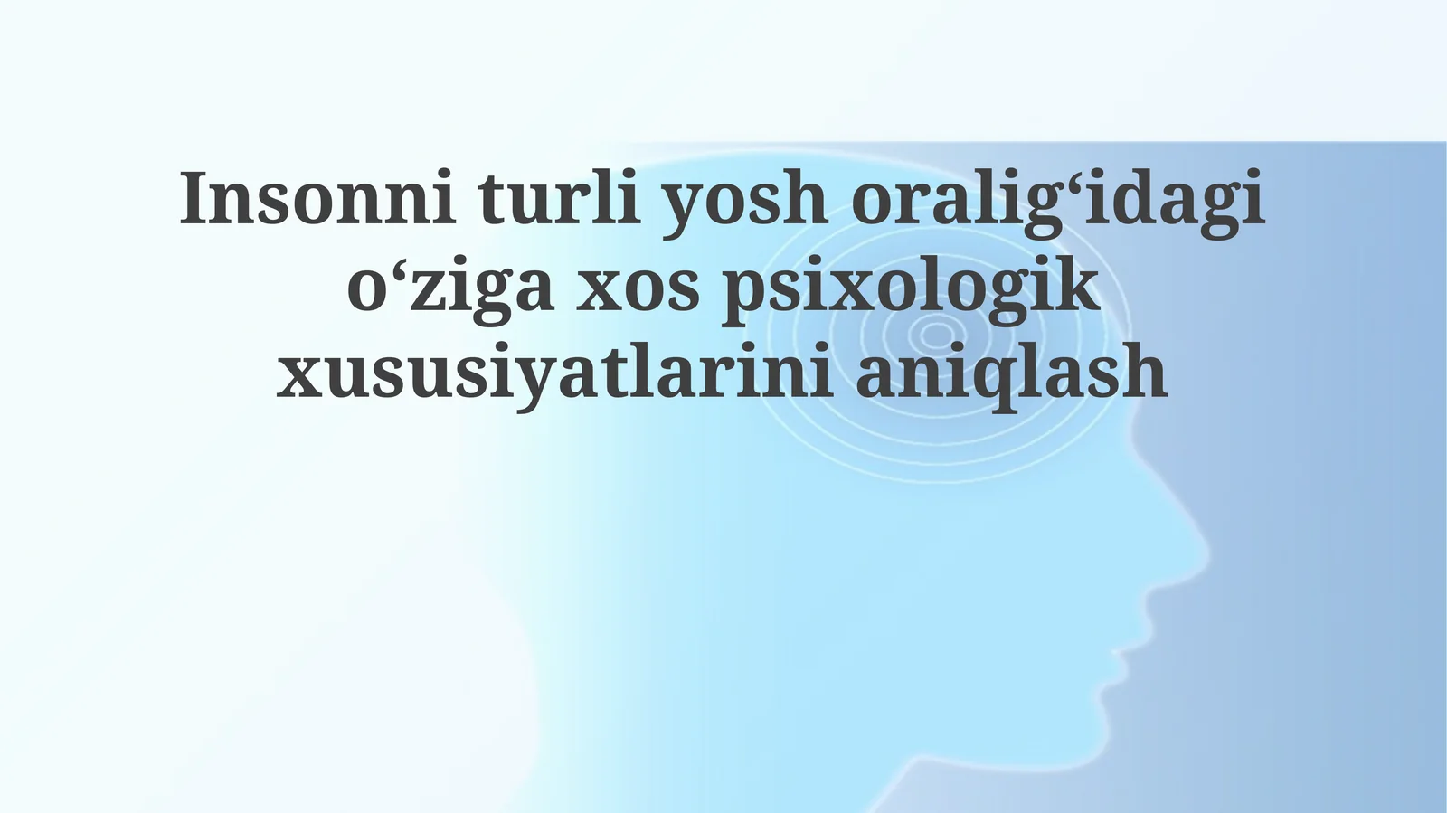 Yosga Qarab Uyqusizlikning Psixologik O'ziga Xos Xususiyatlari