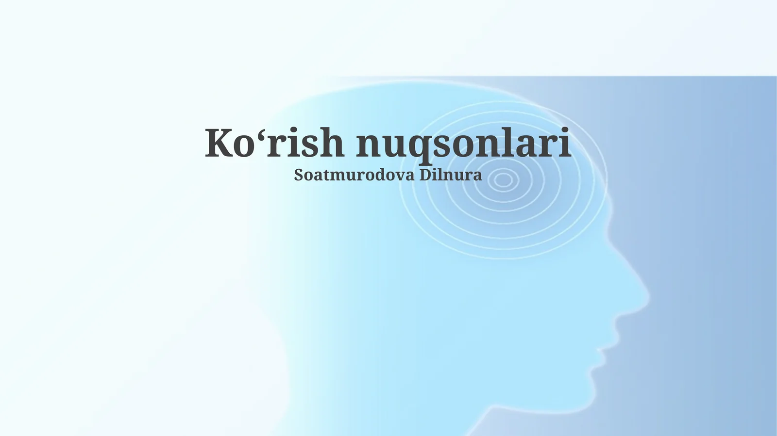 Koʻrish nuqsonlari