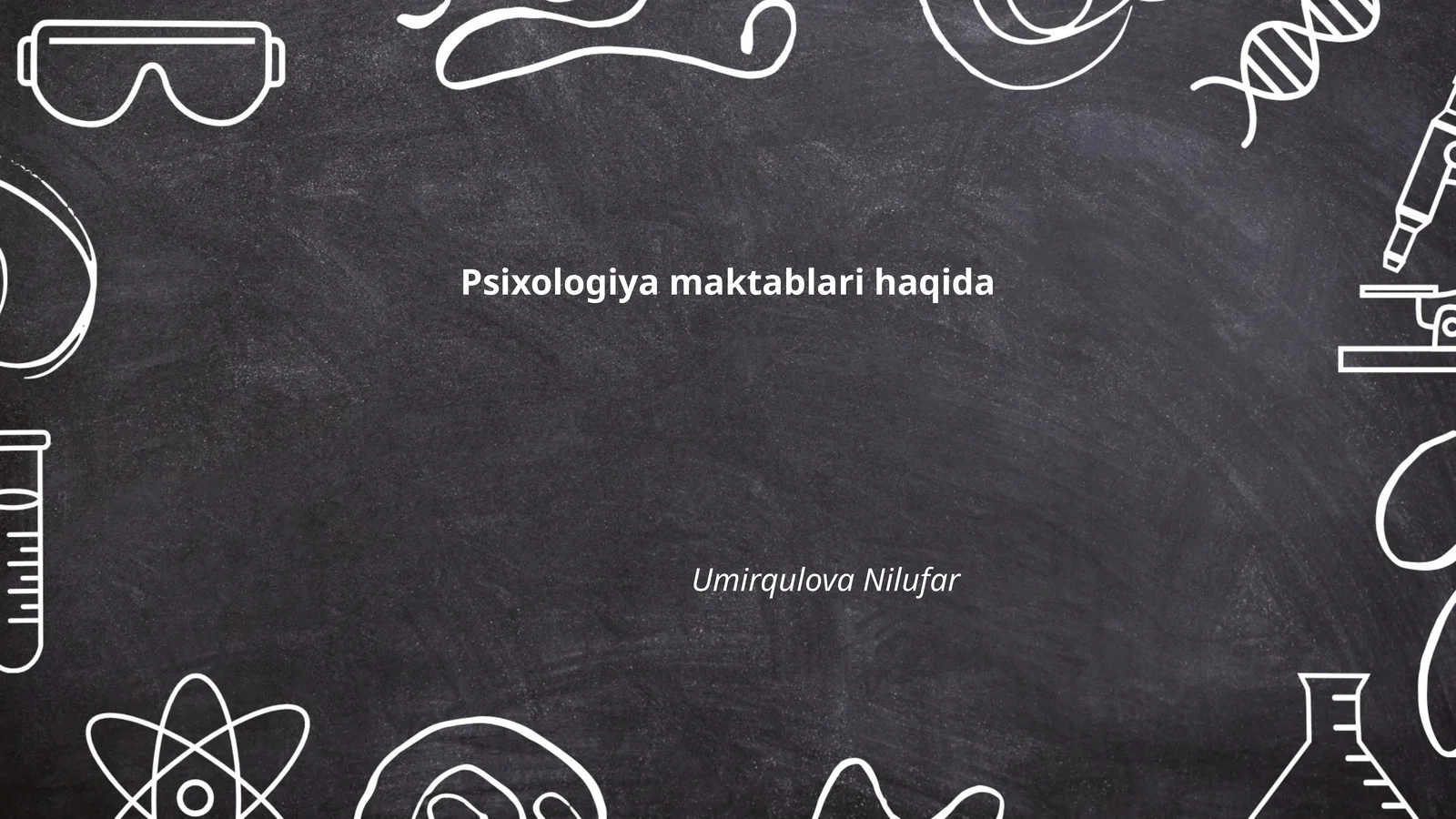 Psixologiya maktablari haqida