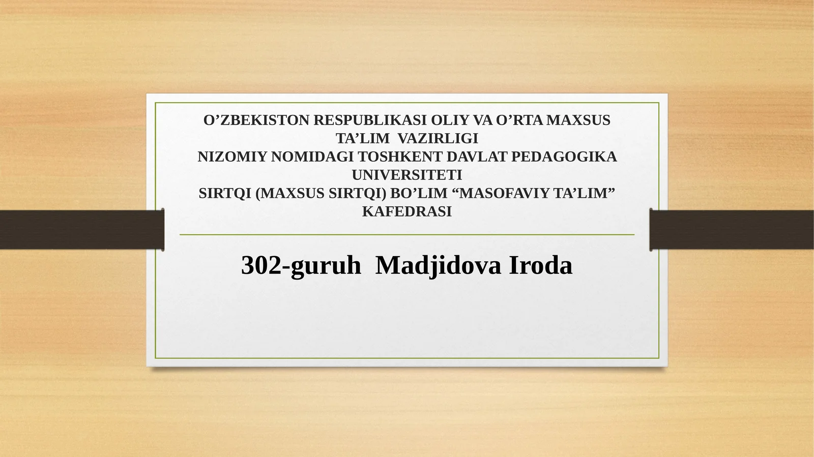 Boshlang`ichsinflardako`povozliasarlarnikuylashgao`rgatishdagimuammolarnibartarafetishusullari