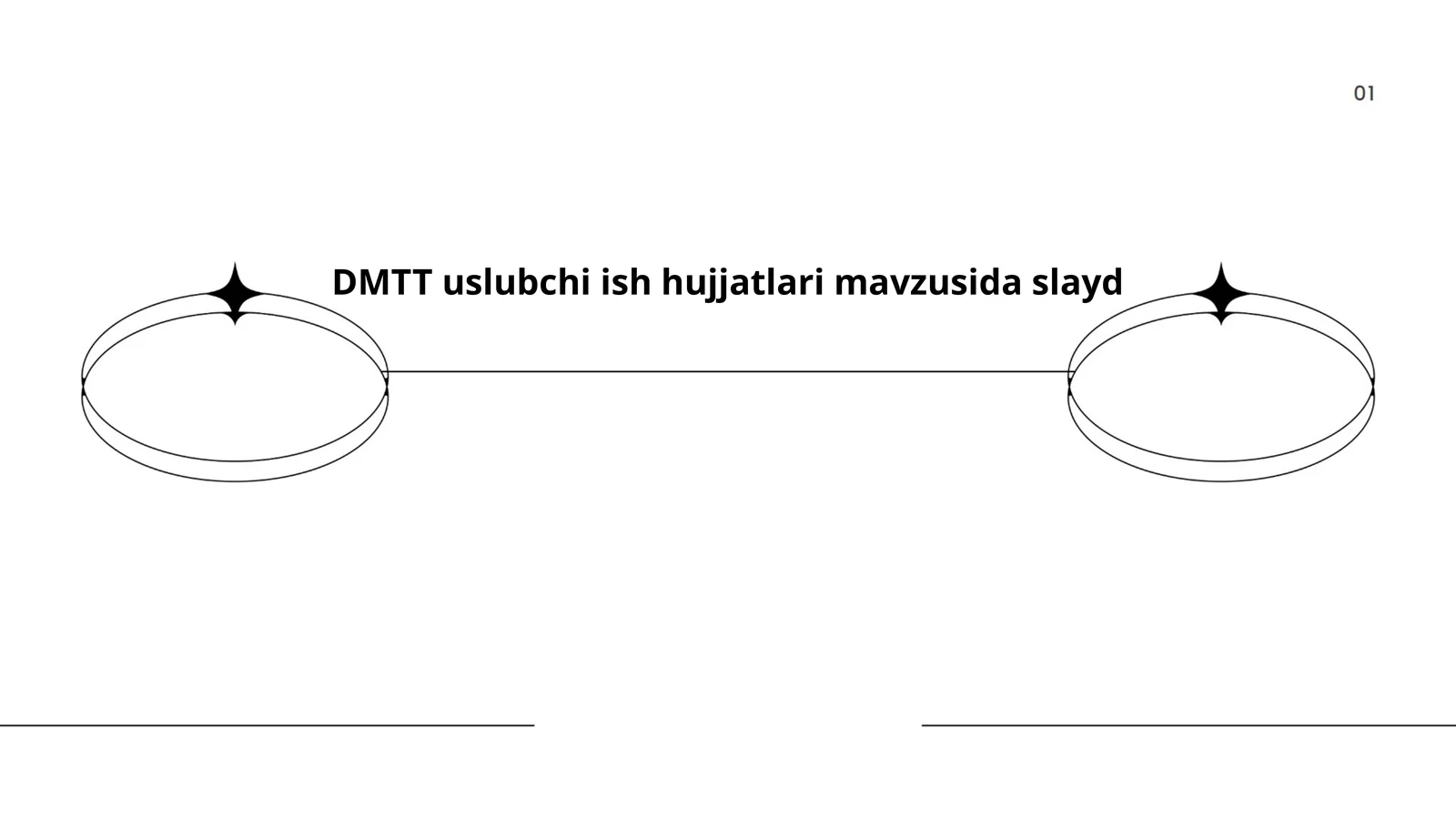 DMTT uslubchi ish hujjatlari mavzusida slayd