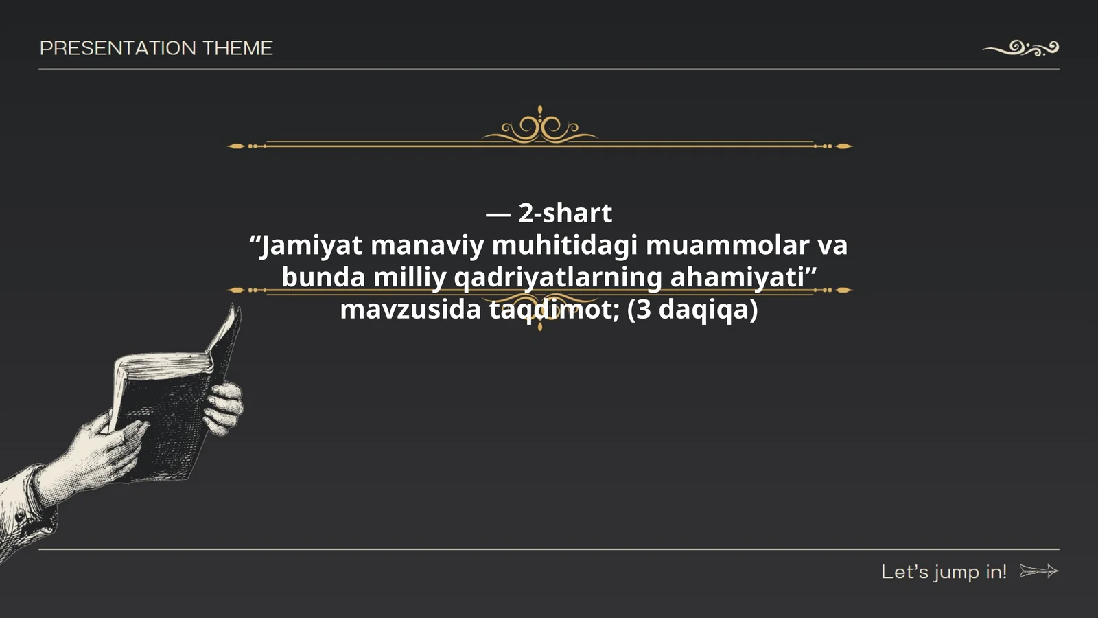 Jamiyat manaviy muhitidagi muammolar va bunda milliy qadriyatlarning ahamiyati