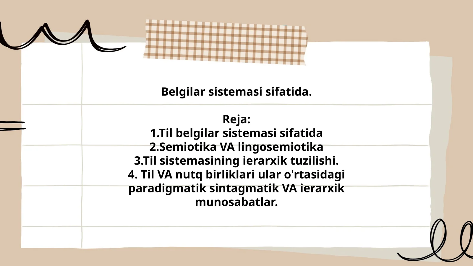 Til Belgilar Sistemasi
