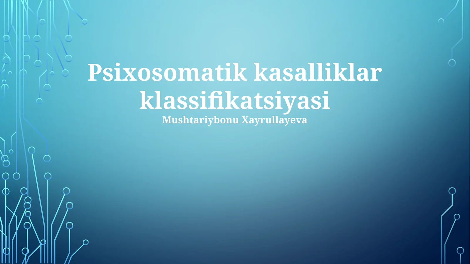 Psixosomatik kasalliklar klassifikatsiyasi