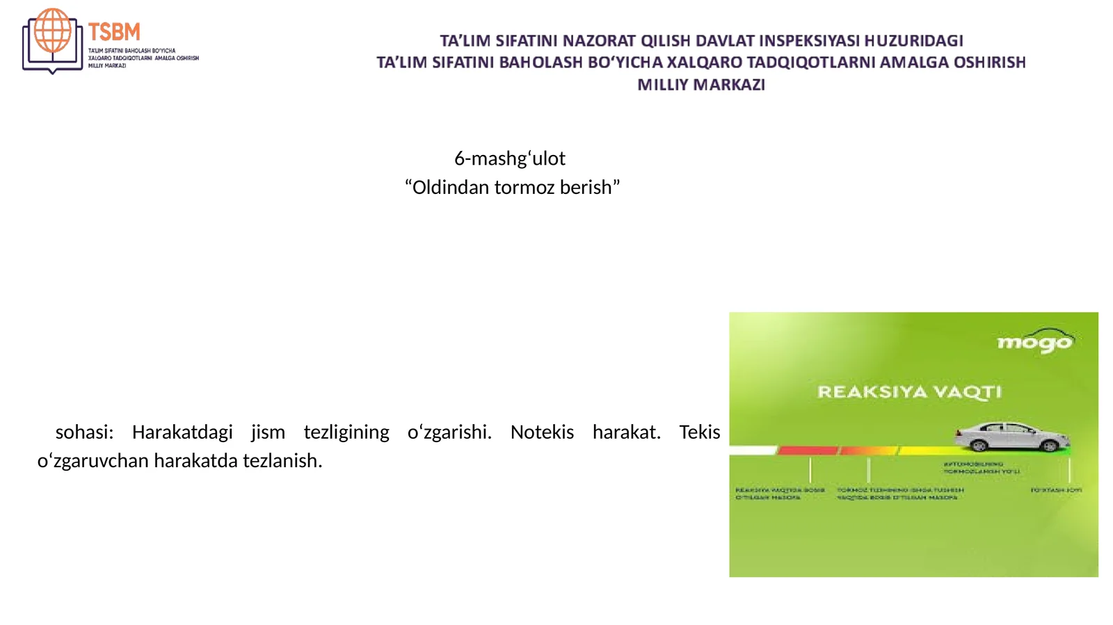 Oldindan tormoz berish