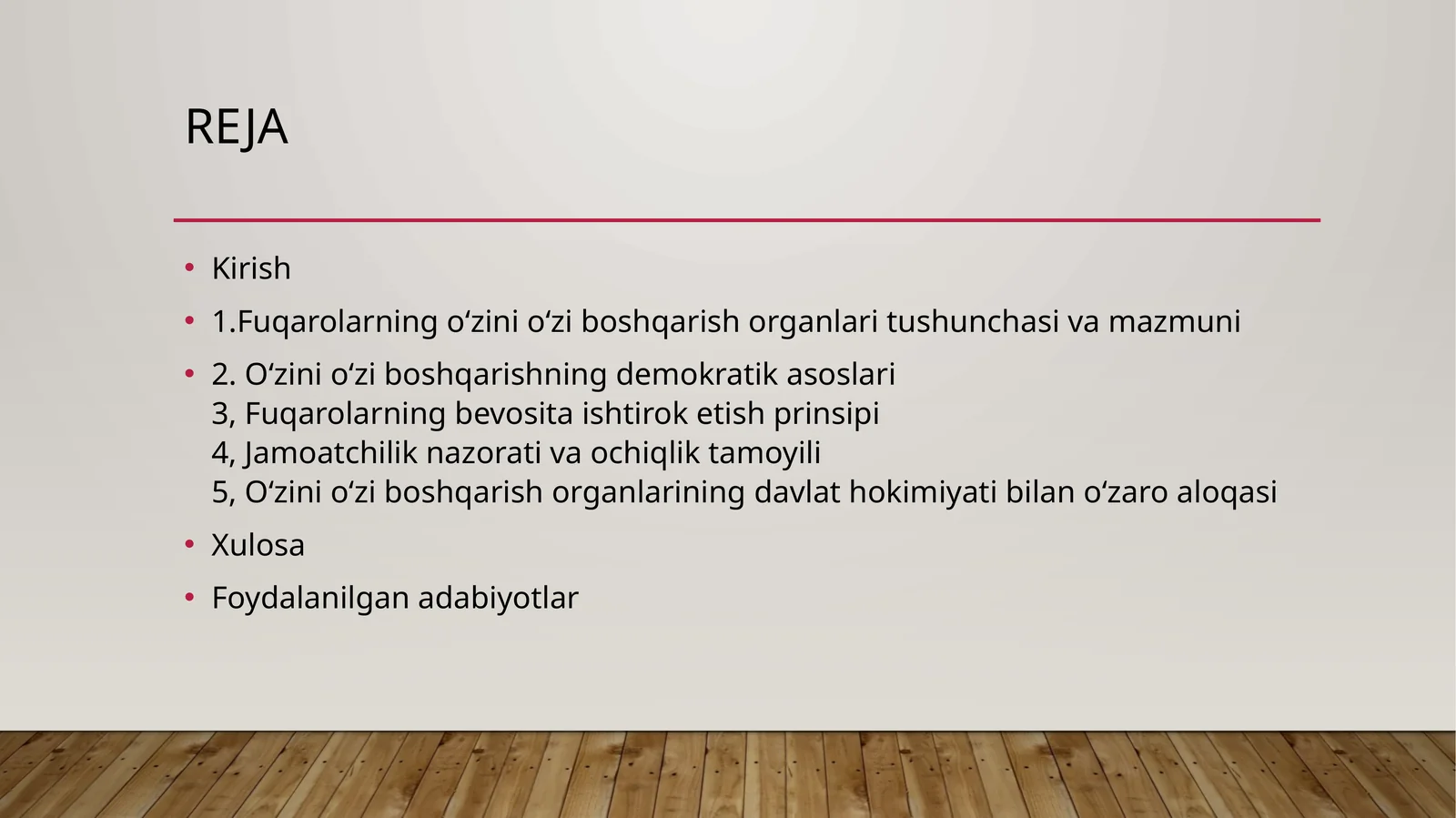 Fuqarolarning o‘zini o‘zi boshqarish organlari