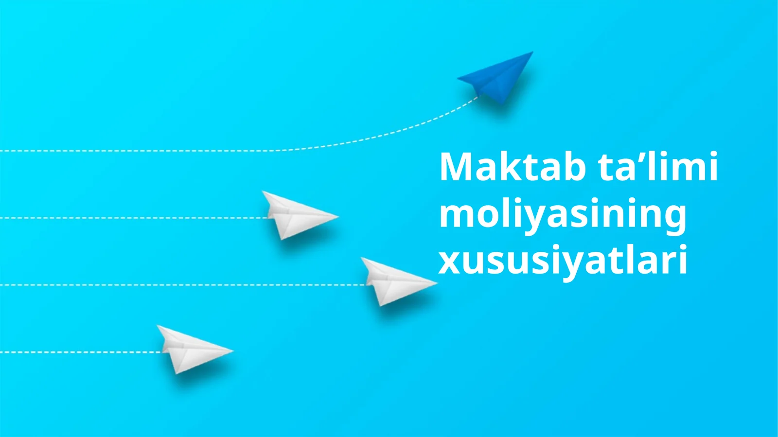 Maktab taʼlimi moliyasining xususiyatlari