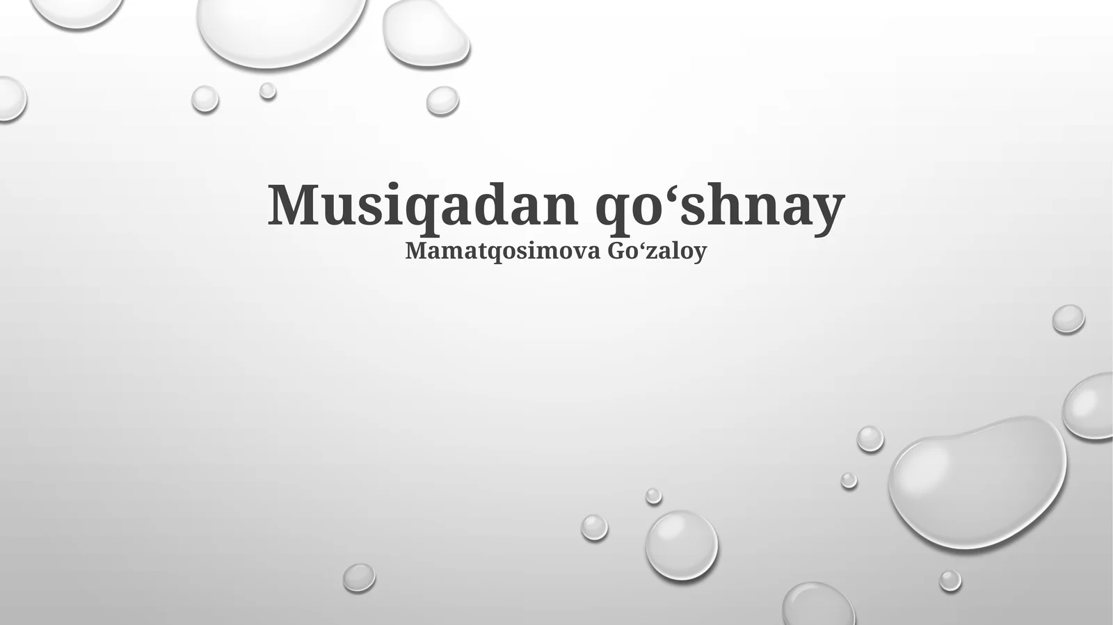Musiqadan qoʻshnay