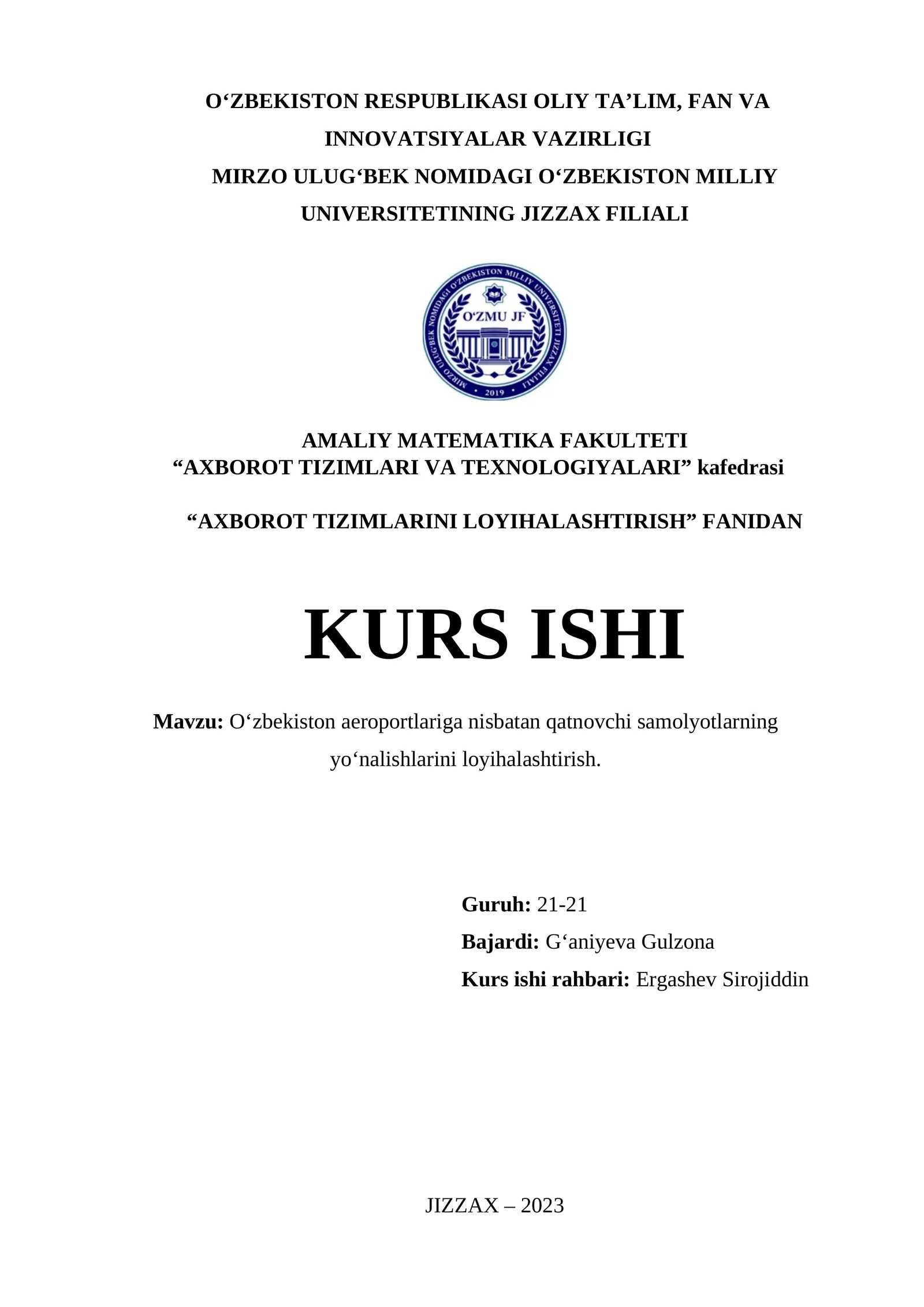 Kurs ishi