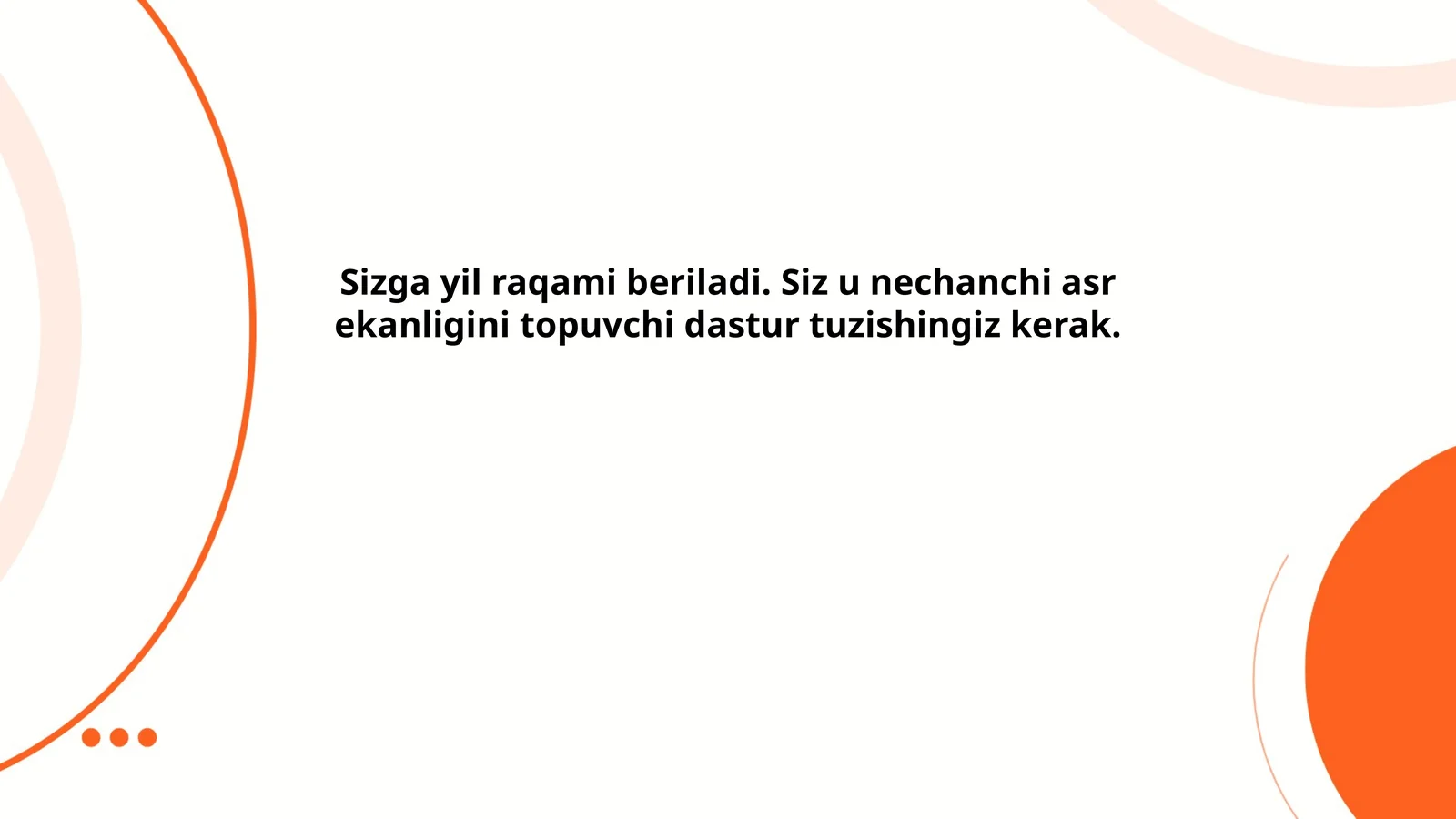 Muammoni Tavsiflash