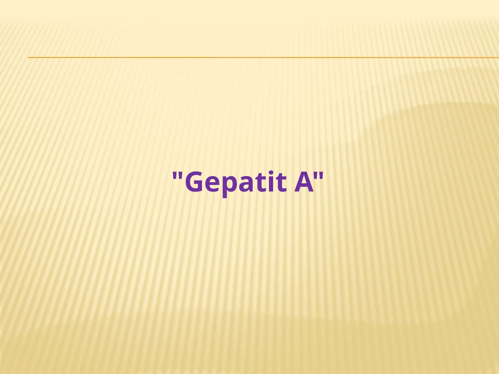 Gepatit A