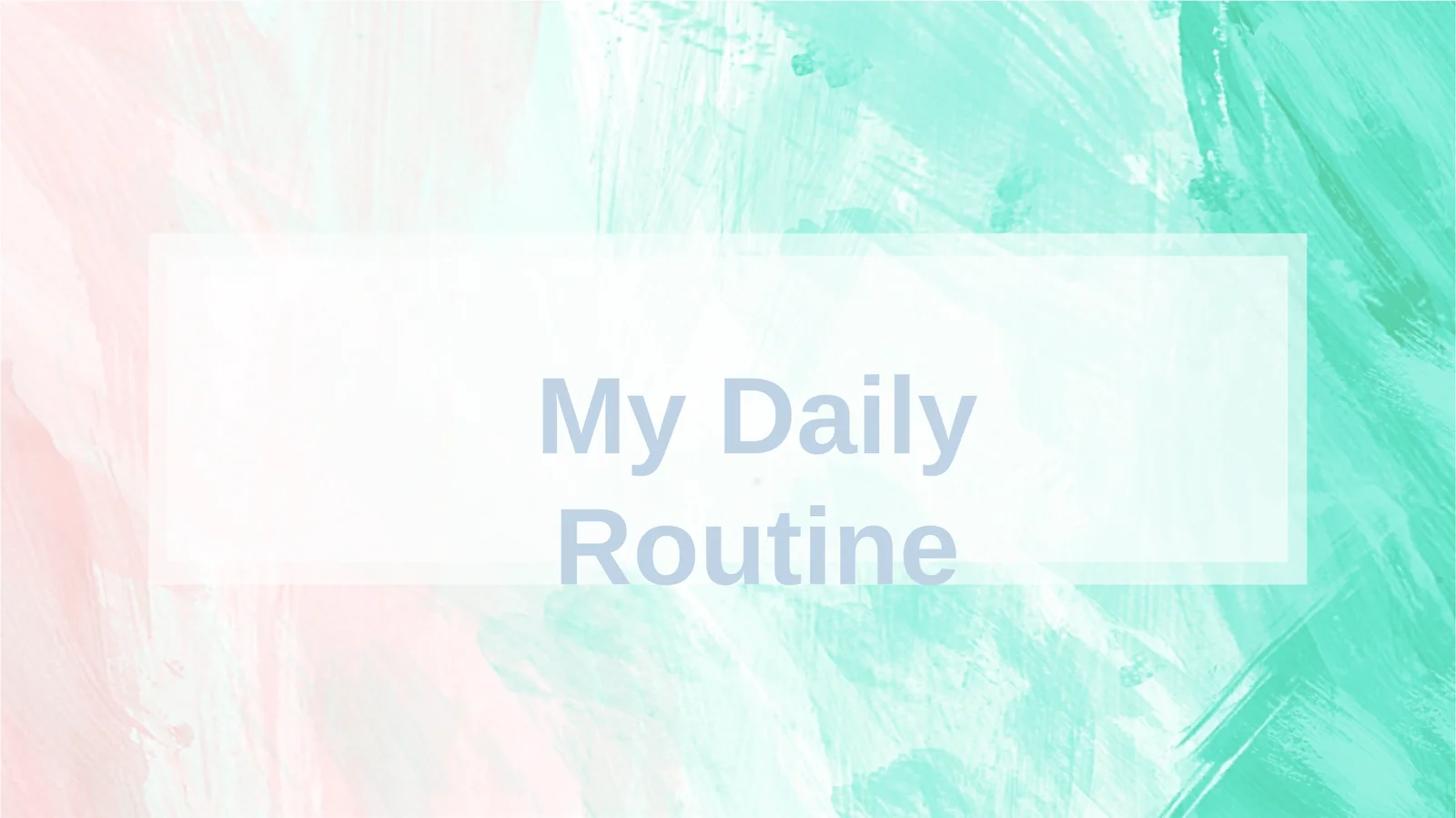 MyDailyRoutine