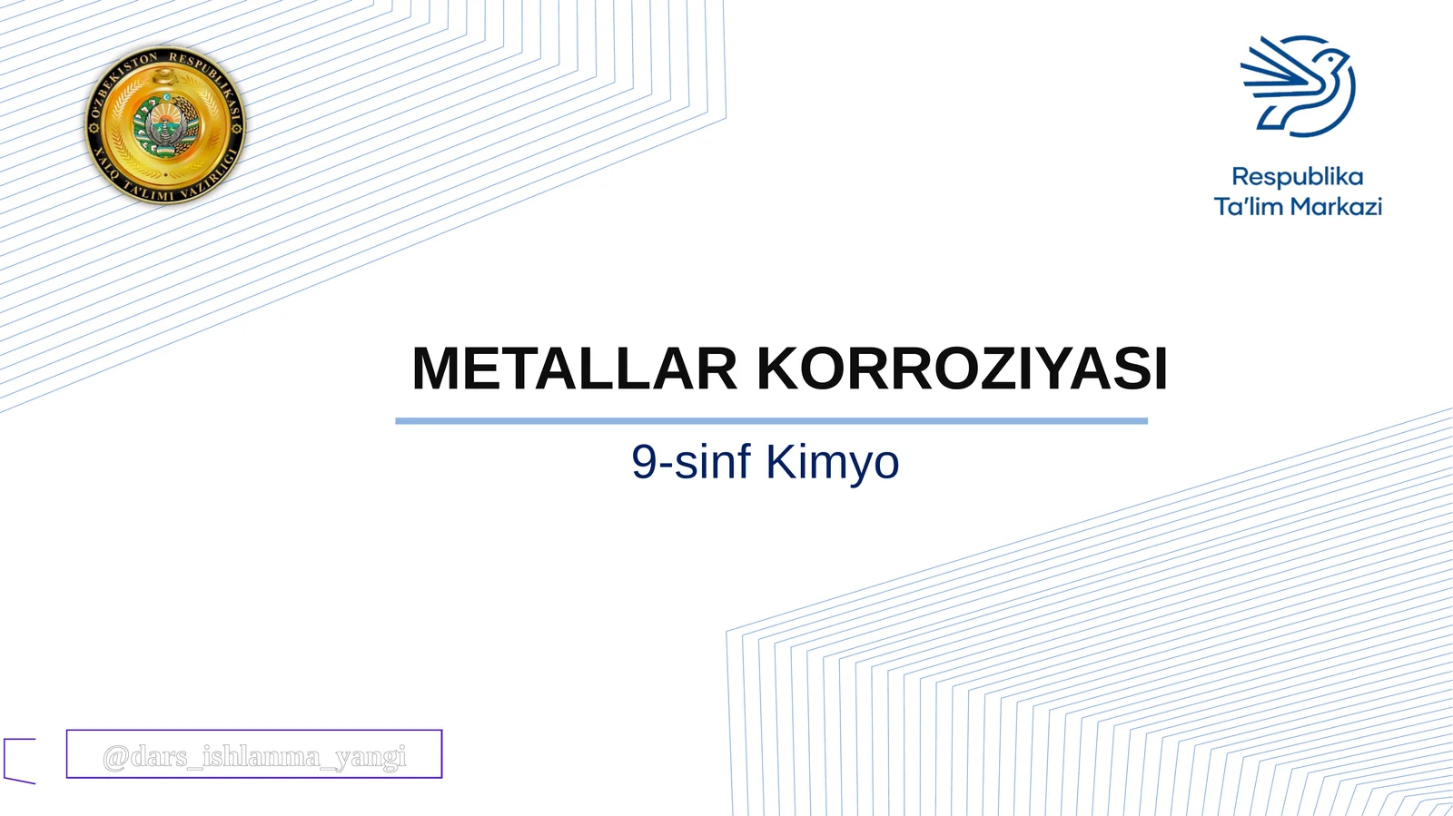 METALLAR KORROZIYASI