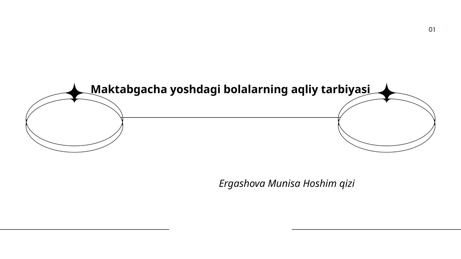 Maktabgacha yoshdagi bolalarning aqliy tarbiyasi