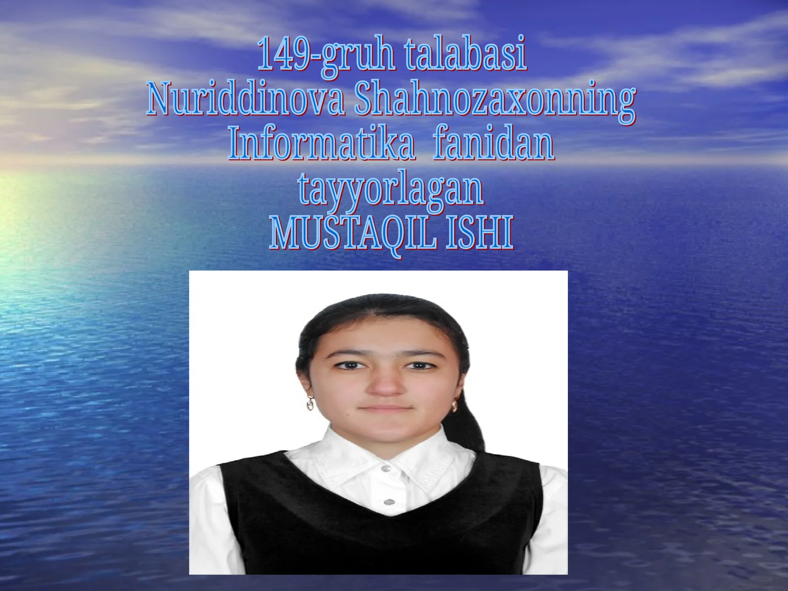 Mavzu: KOMPYUTER VIRUSLARI