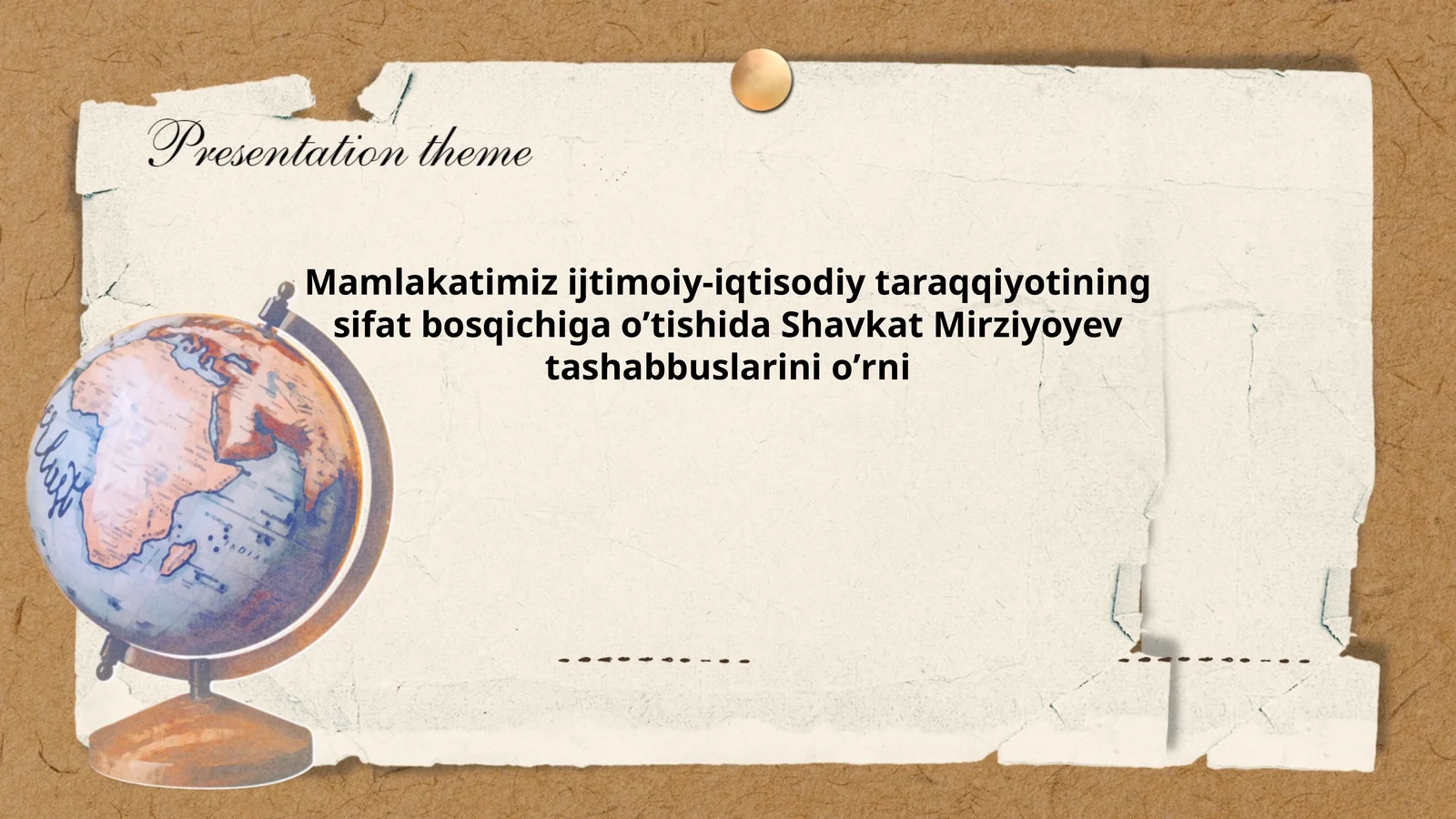 Mamlakatimiz ijtimoiy-iqtisodiy taraqqiyotining sifat bosqichiga oʼtishida Shavkat Mirziyoyev tashabbuslarini oʼrni