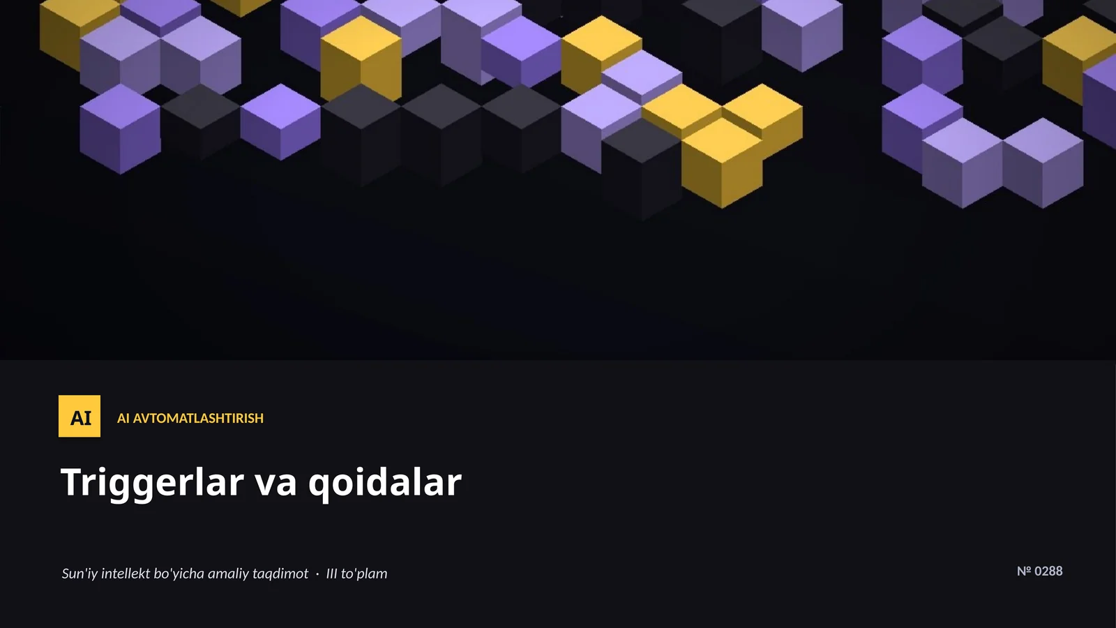 AI AVTOMATLASHTIRISH