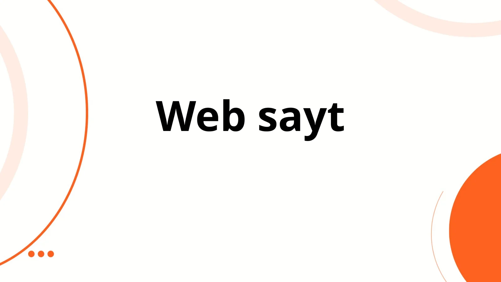 Web  sayt