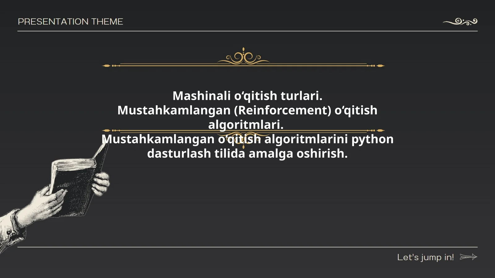 Mashinali o‘qitish turlari