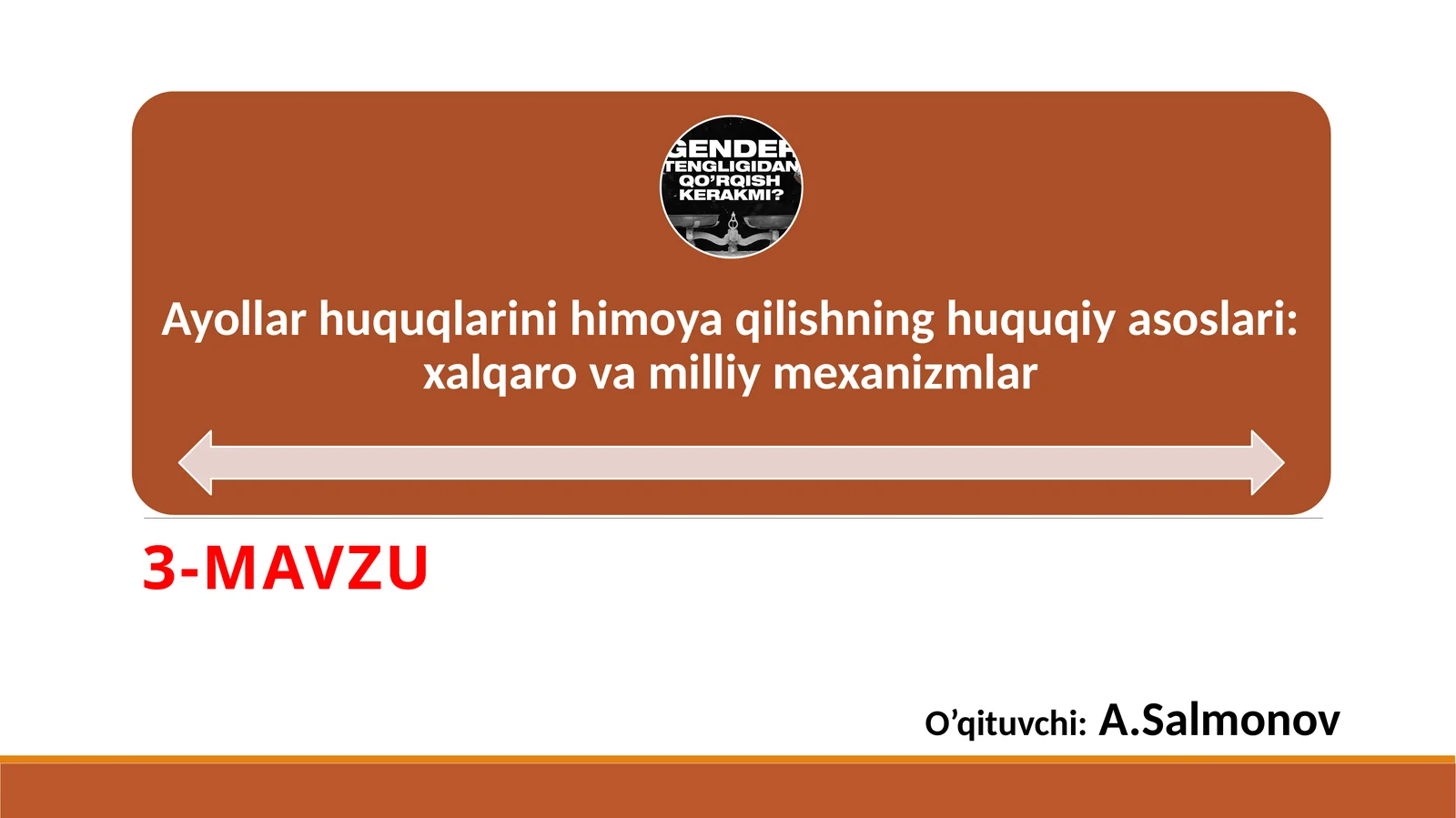 XOTIN-QIZLAR HUQUQLARI