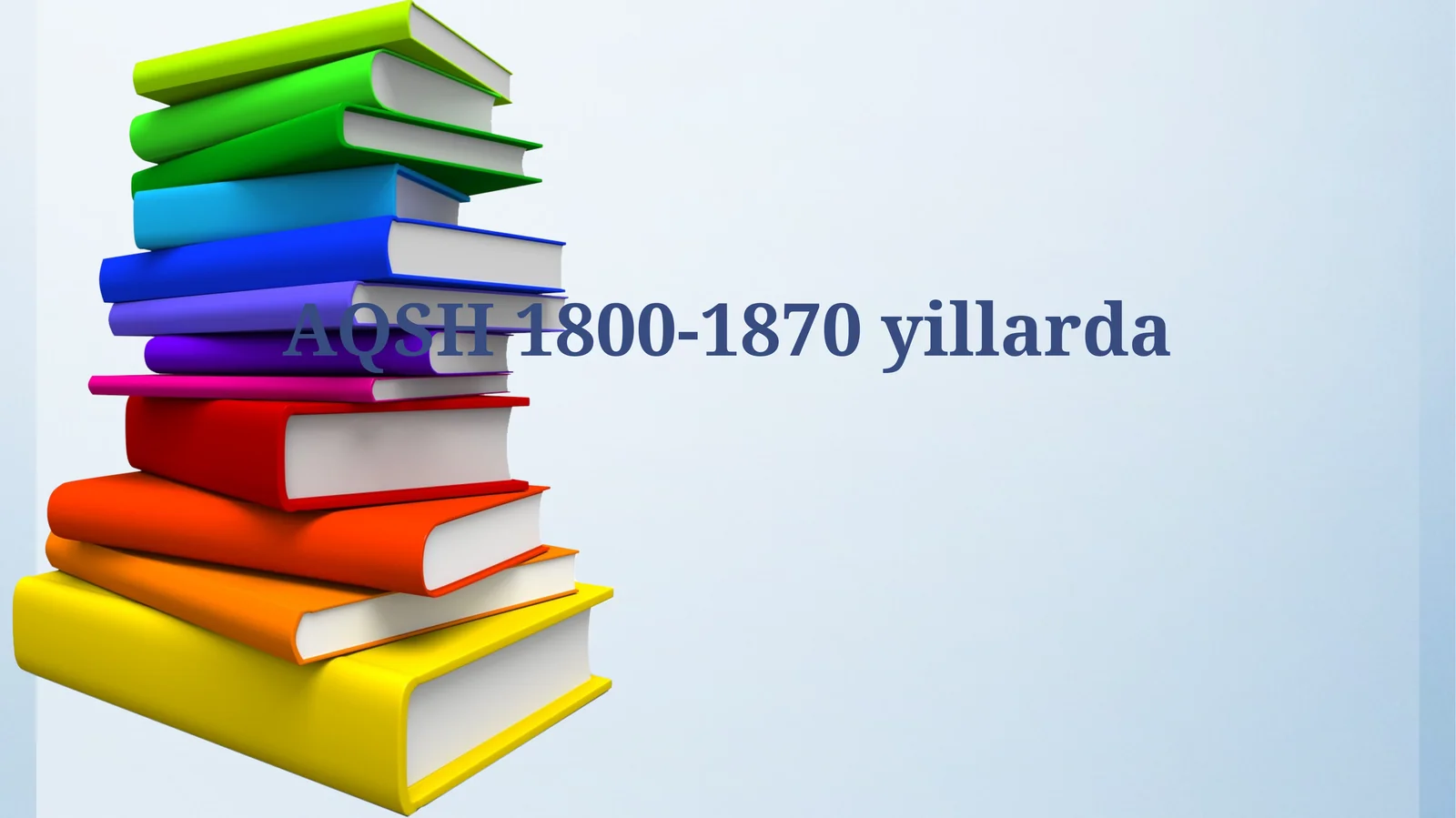 AQSH 1800-1870yillarda