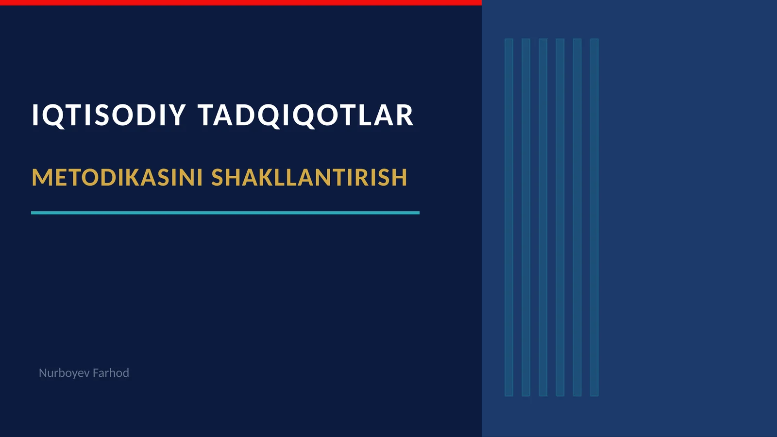 Iqtisodiy tadqiqot medokasi