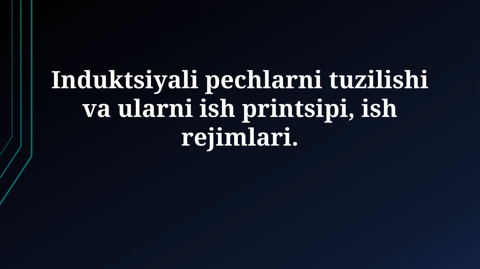 Induktsiyali Pechlar