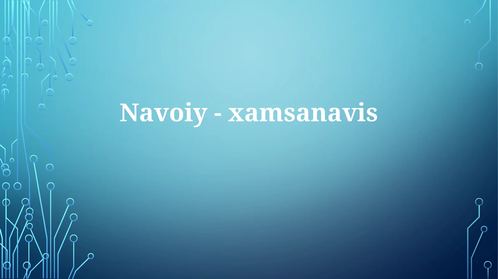 Navoiy-xamsanavis