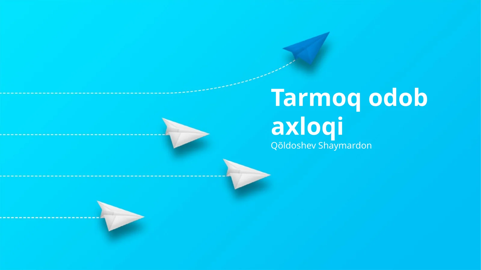 Tarmoq odob axloqi