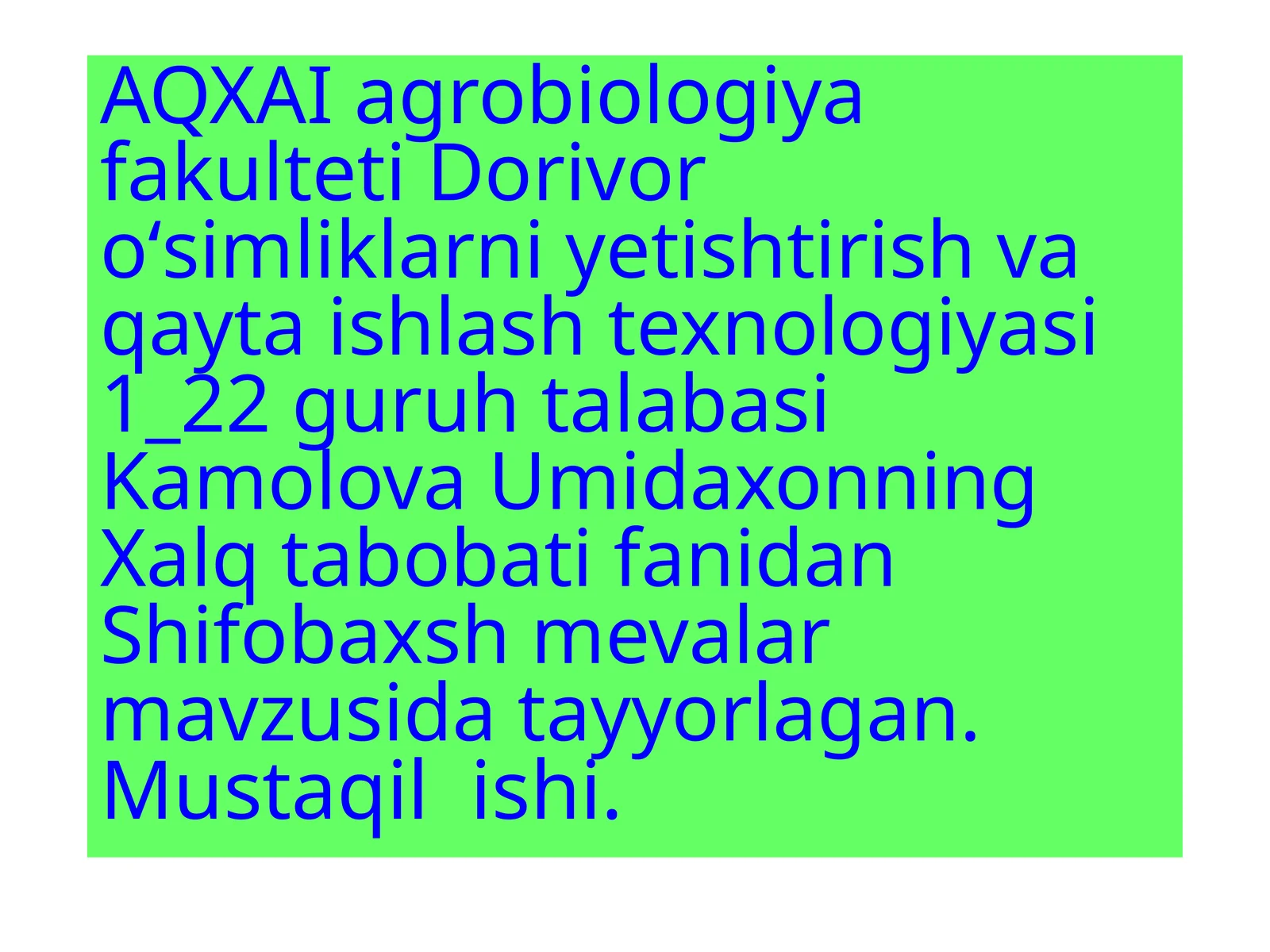 Shifobaxsh mevalar