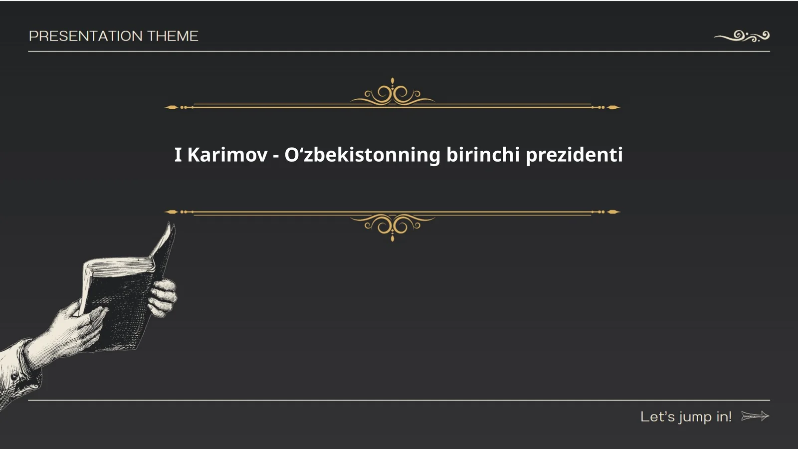 I Karimov - Oʻzbekistonning birinchi prezidenti