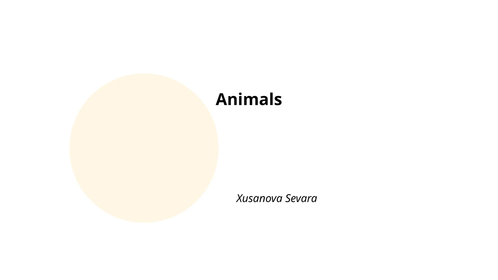 Animals