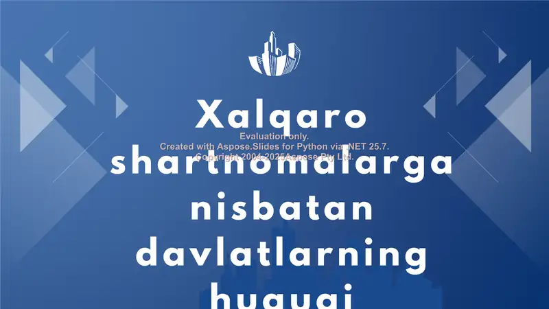 Xalqaro shartnomalarga nisbatan davlatlarning huquqi