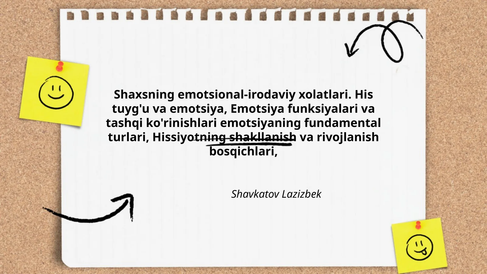 Shaxsning emotsional-irodaviy xolatlari