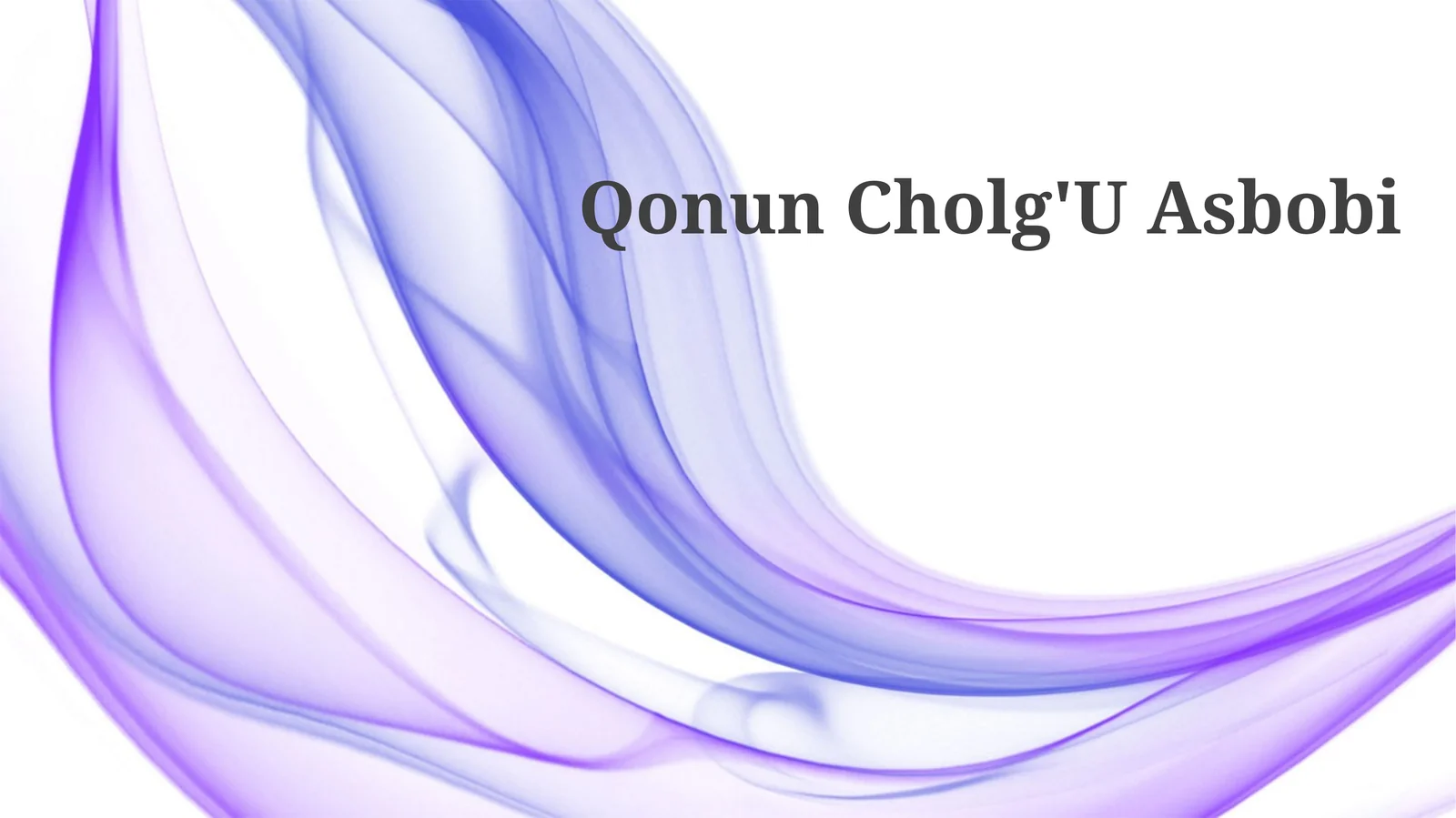 Qonun Cholg'U Asbobi