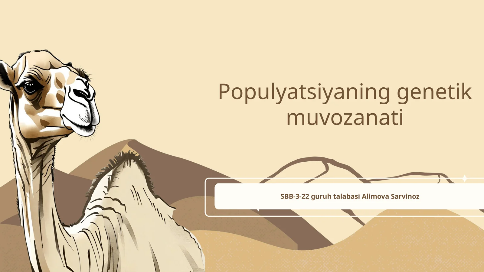 Populyatsiyaning genetik muvozanati