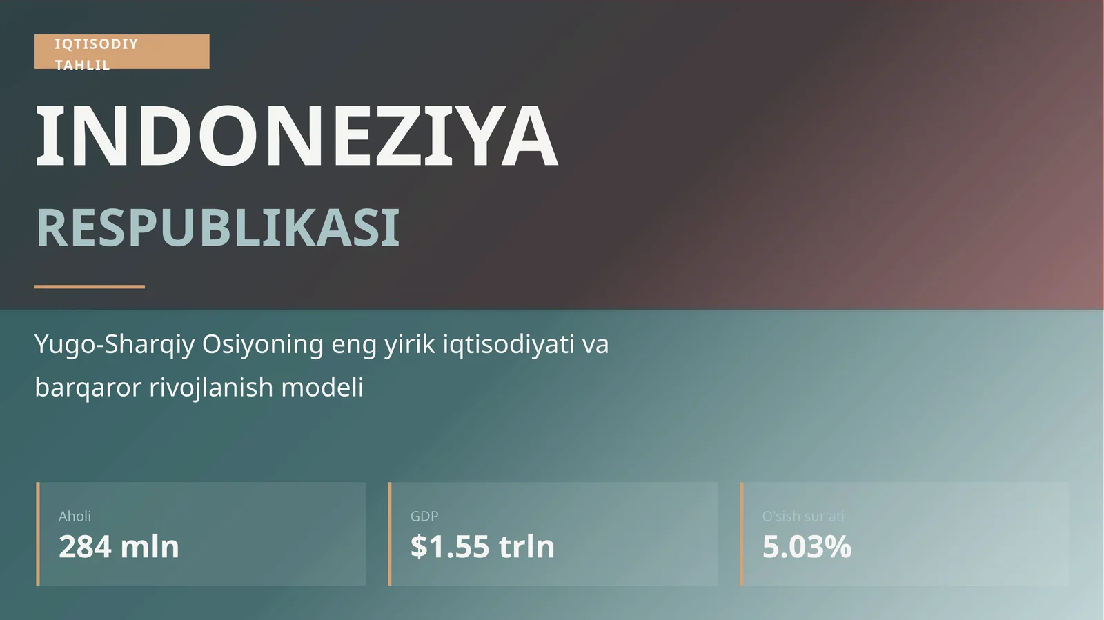 IQTISODIY TAHLIL