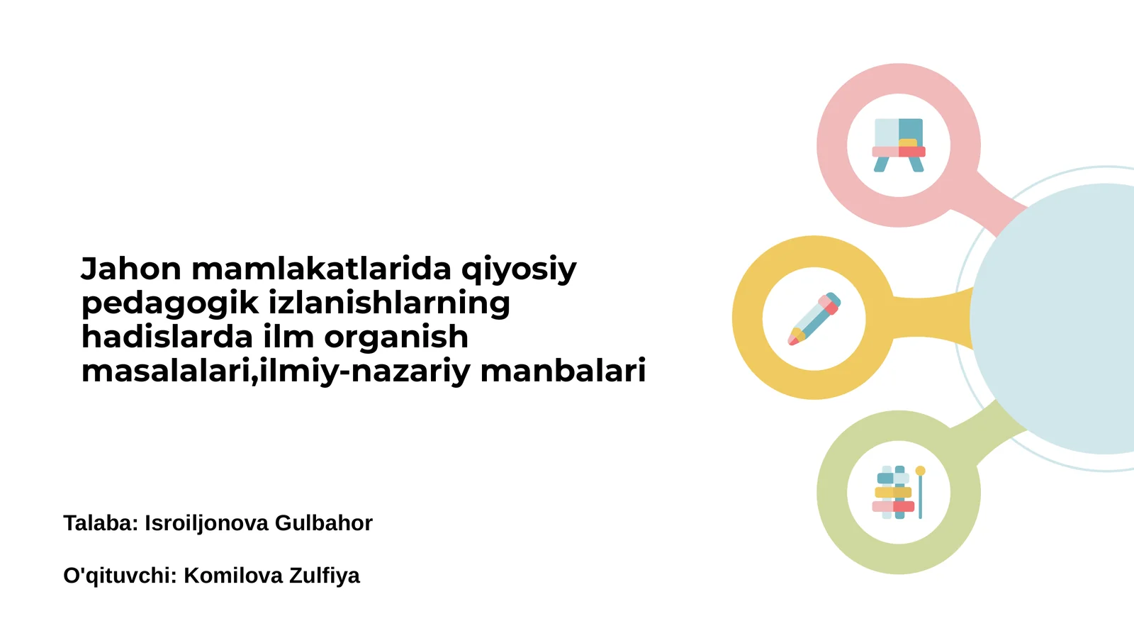 Qiyosiy pedagogika: tushuncha va mohiyati