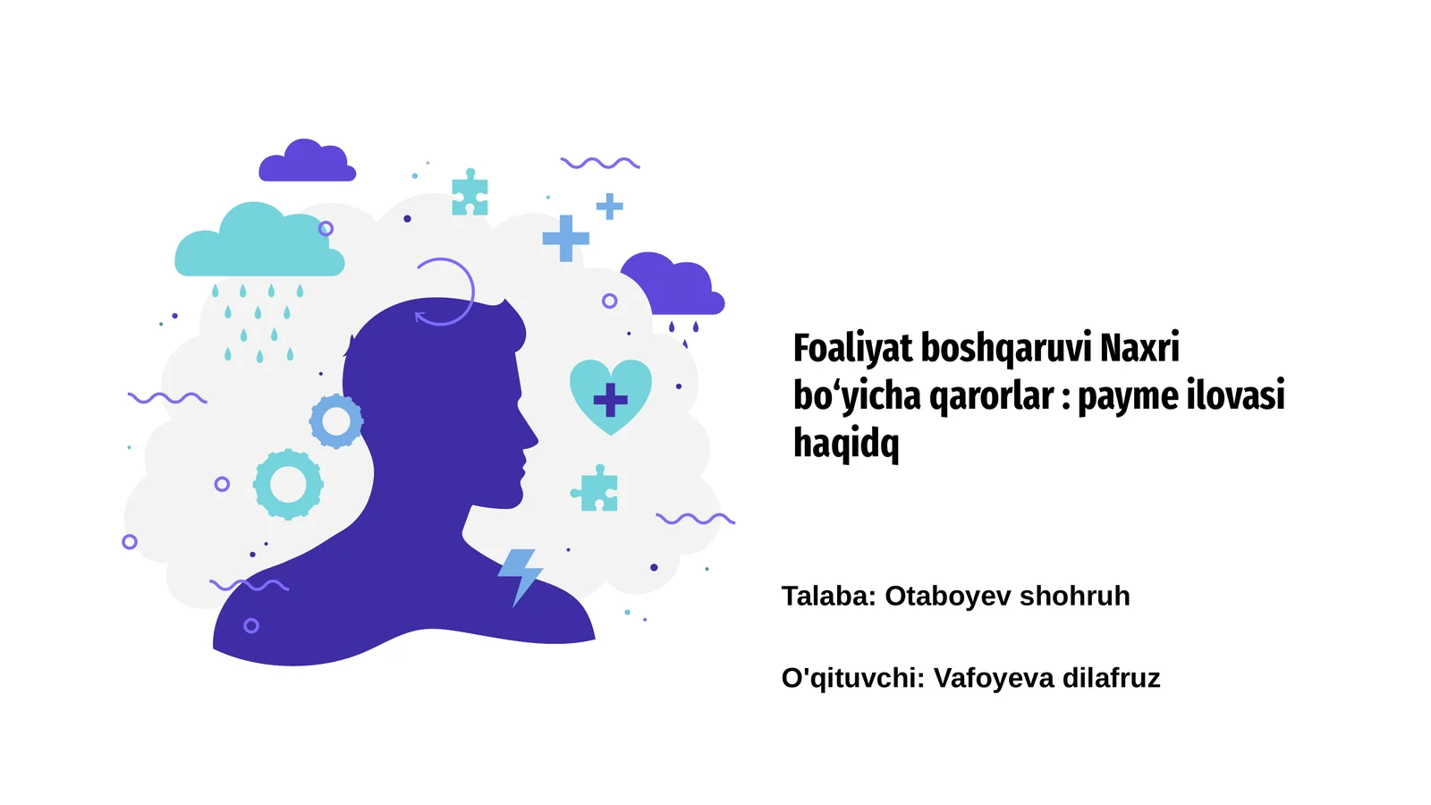 Foaliyat boshqaruvi Nazariyasi