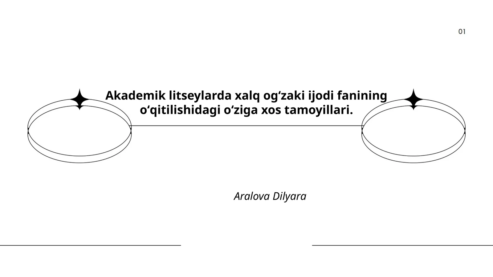 Akademik litseylarda xalq ogʻzaki ijodi fanining oʻqitilishidagi oʻziga xos tamoyillari